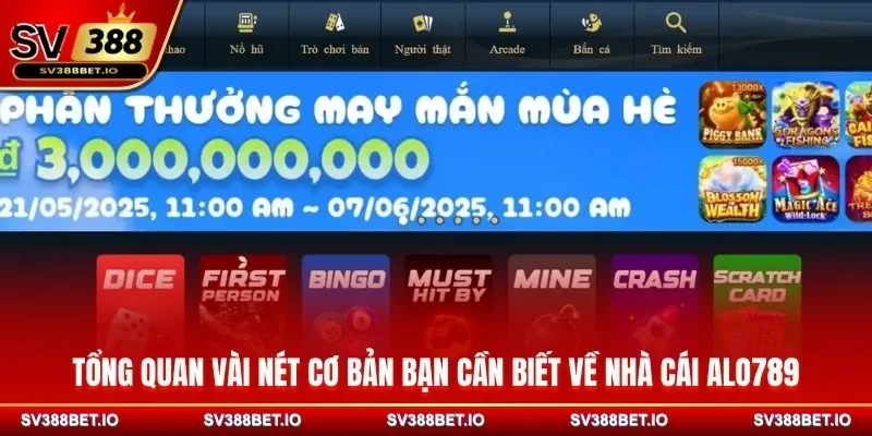 Tổng quan vài nét cơ bản bạn cần biết về nhà cái ALO789